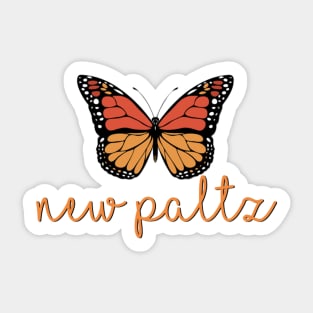 new paltz butterfly Sticker